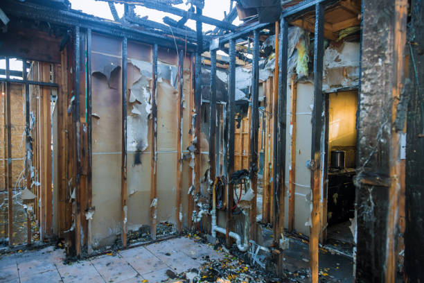 Professional Fire Damage Removal technician working in Kintnersville, PA